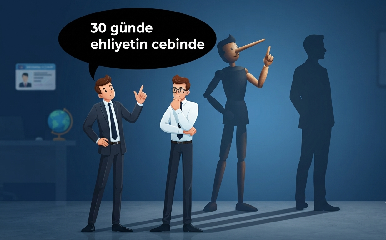 30 günde ehliyet veriyoruz